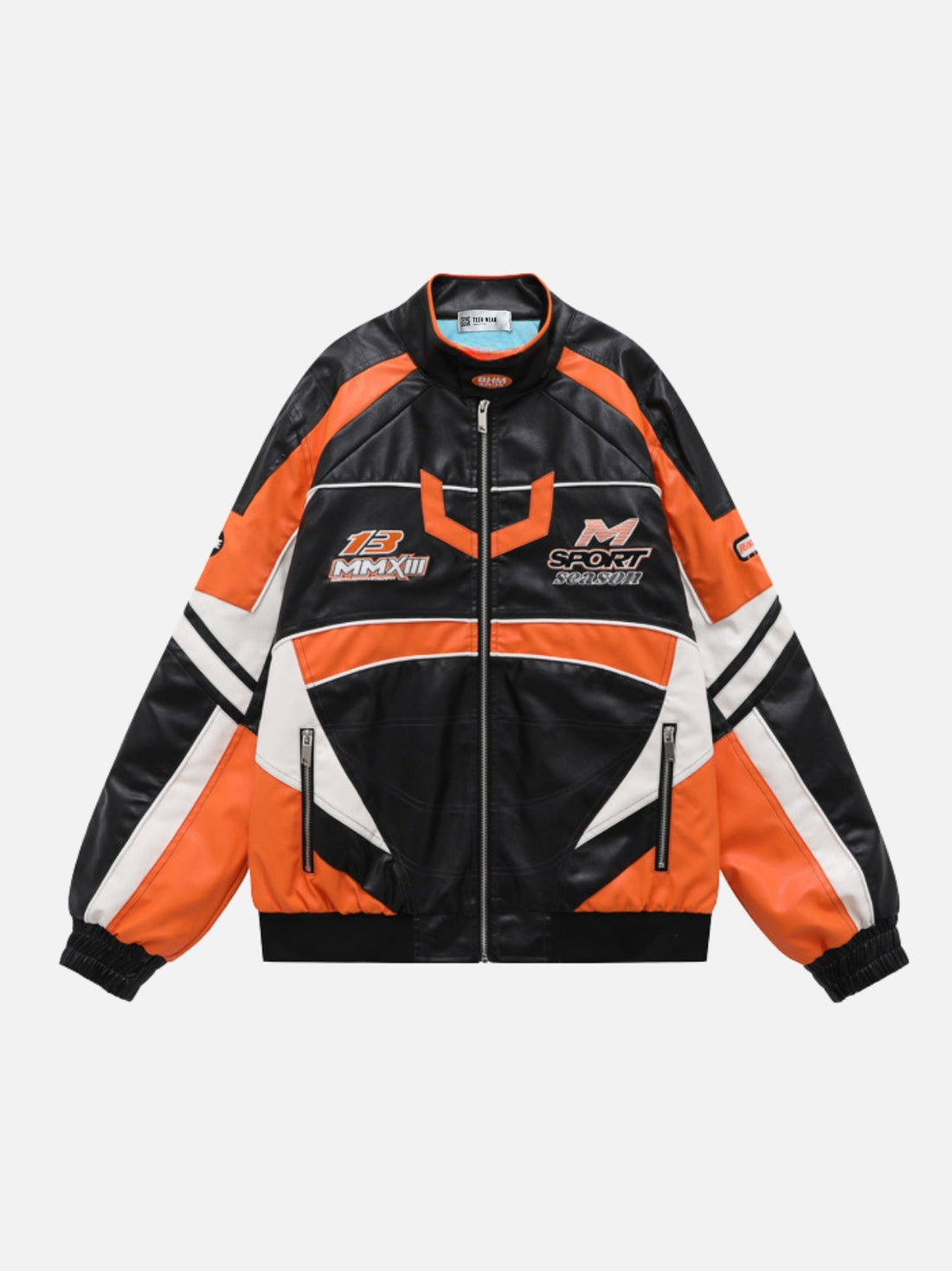 MMXIII - Oversized Graphic Racing Jacket Red | Teenwear.eu