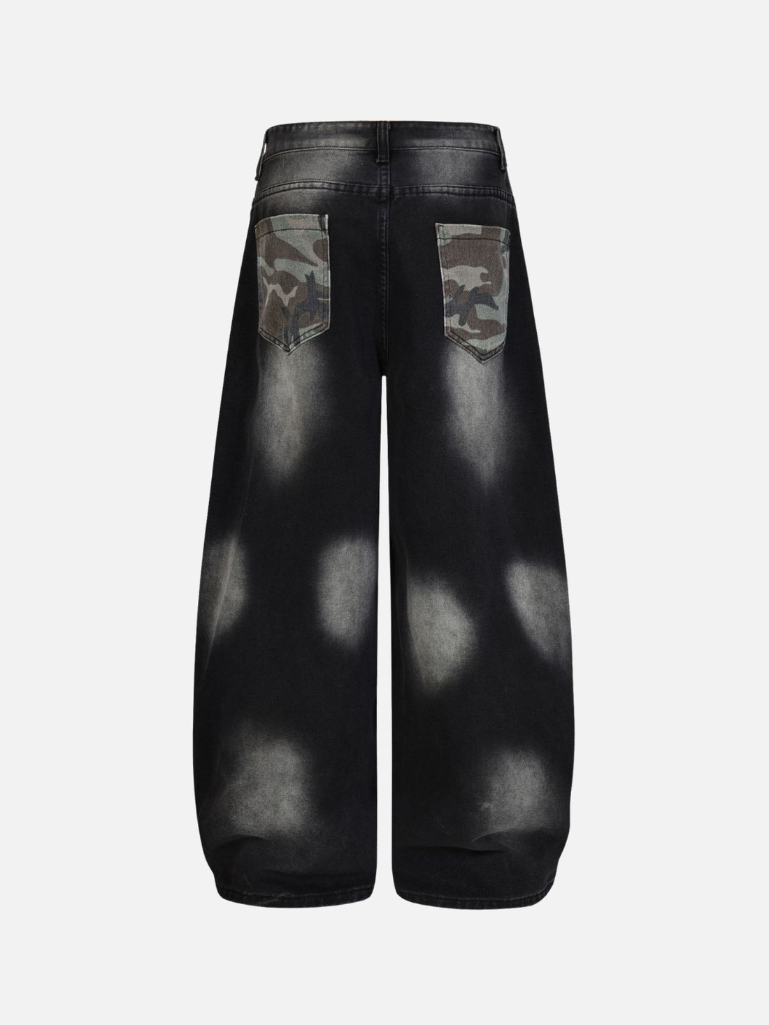 SPLASHY - Baggy Graphic Jeans Black | Teenwear.eu