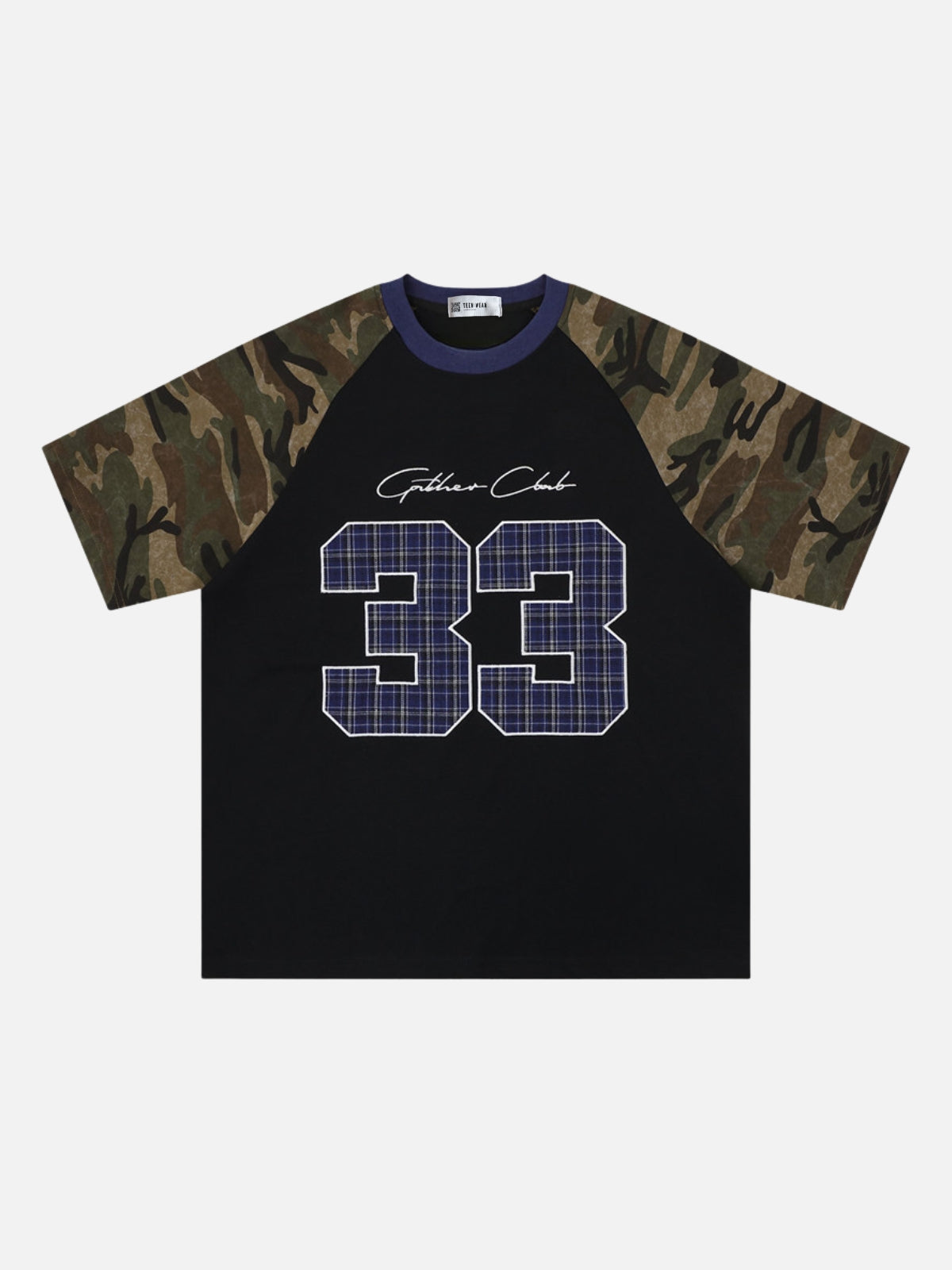 THREE - Oversized Graphic T-Shirt Black | Teenwear.eu