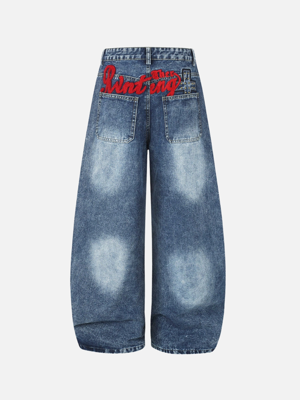 RENTENG - Baggy Graphic Jeans