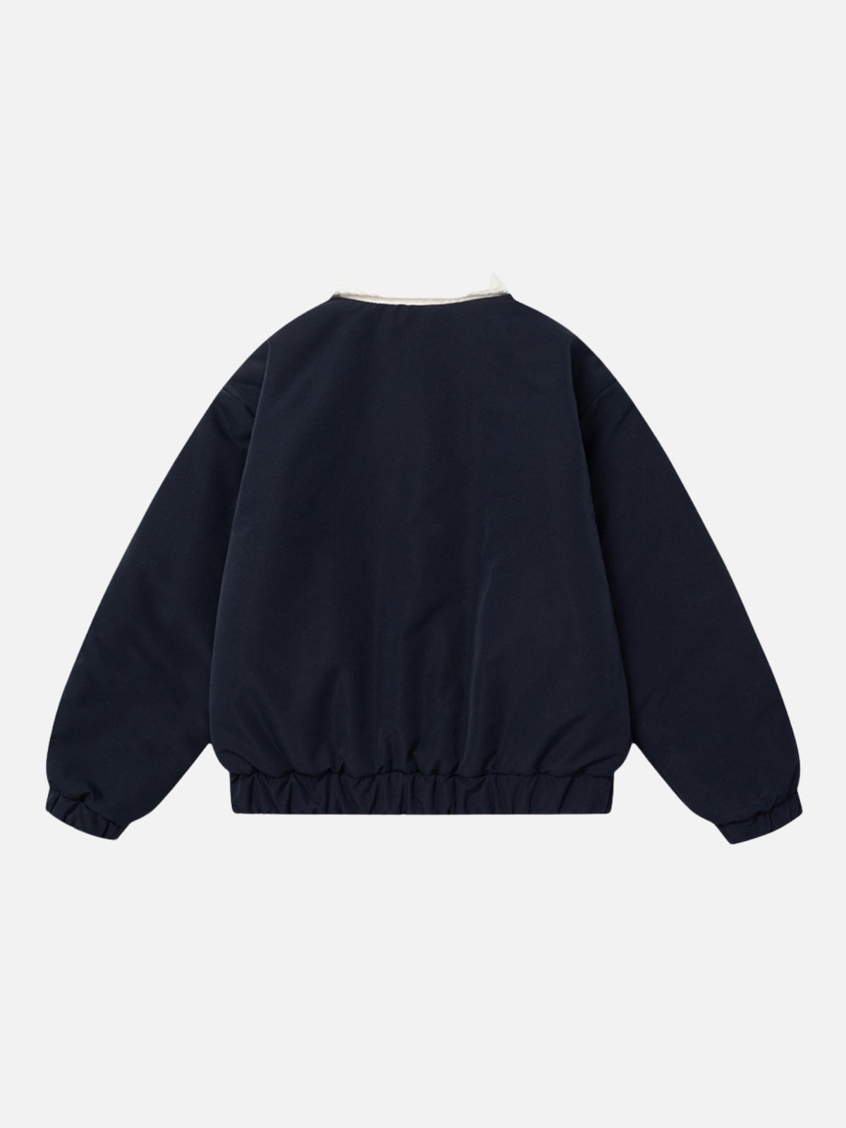 CREAMY - Sherpa Oversized Embroidered Jacket | Teenwear.eu