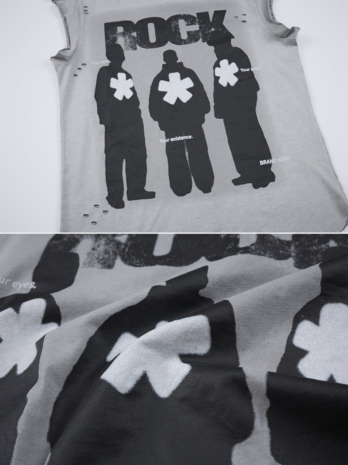 ROCKY - Oversized Graphic Tank Top