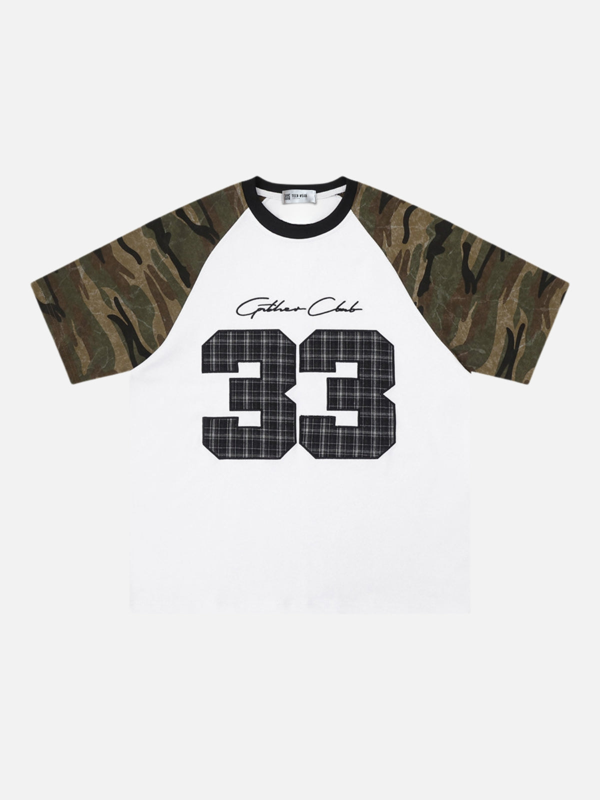 THREE - Oversized Graphic T-Shirt White | Teenwear.eu