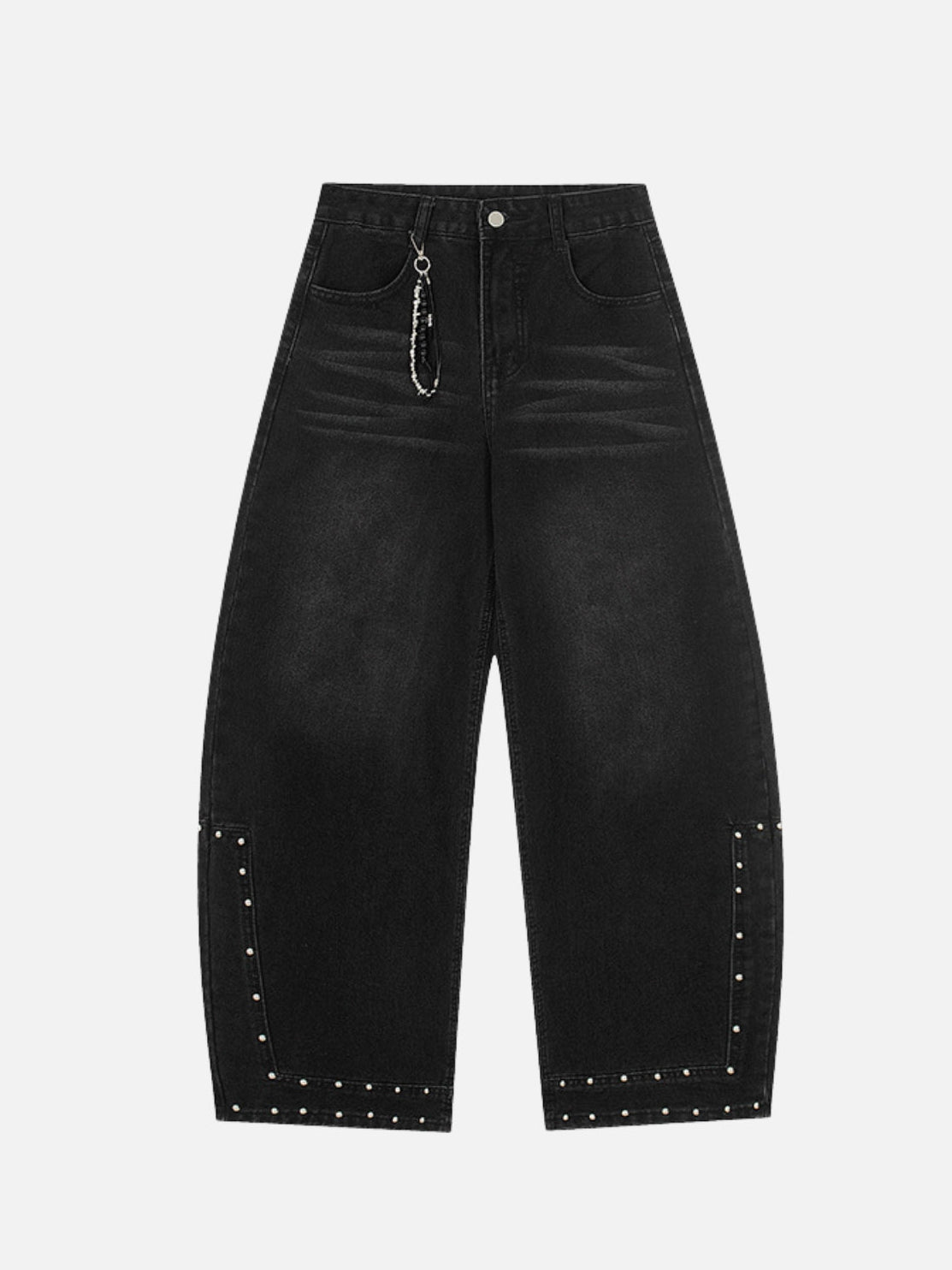 GRITTY - Baggy Basic Jeans Black | Teenwear.eu