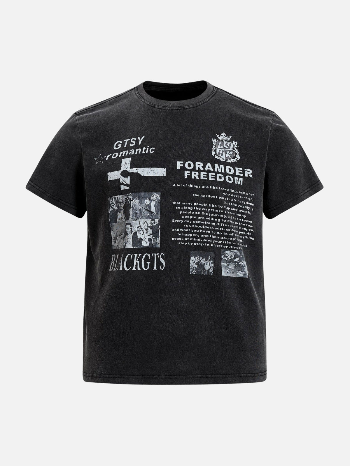ROMANTICO - Oversized Graphic T-Shirt Black | Teenwear.eu
