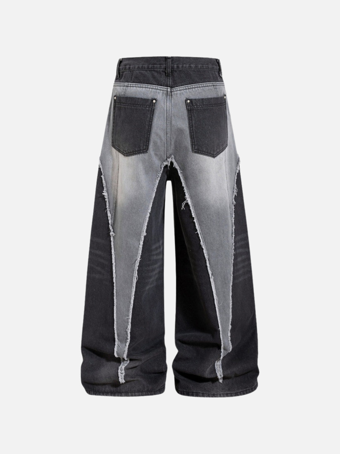 JOKER - Baggy Embroidered Jeans Black | Teenwear.eu