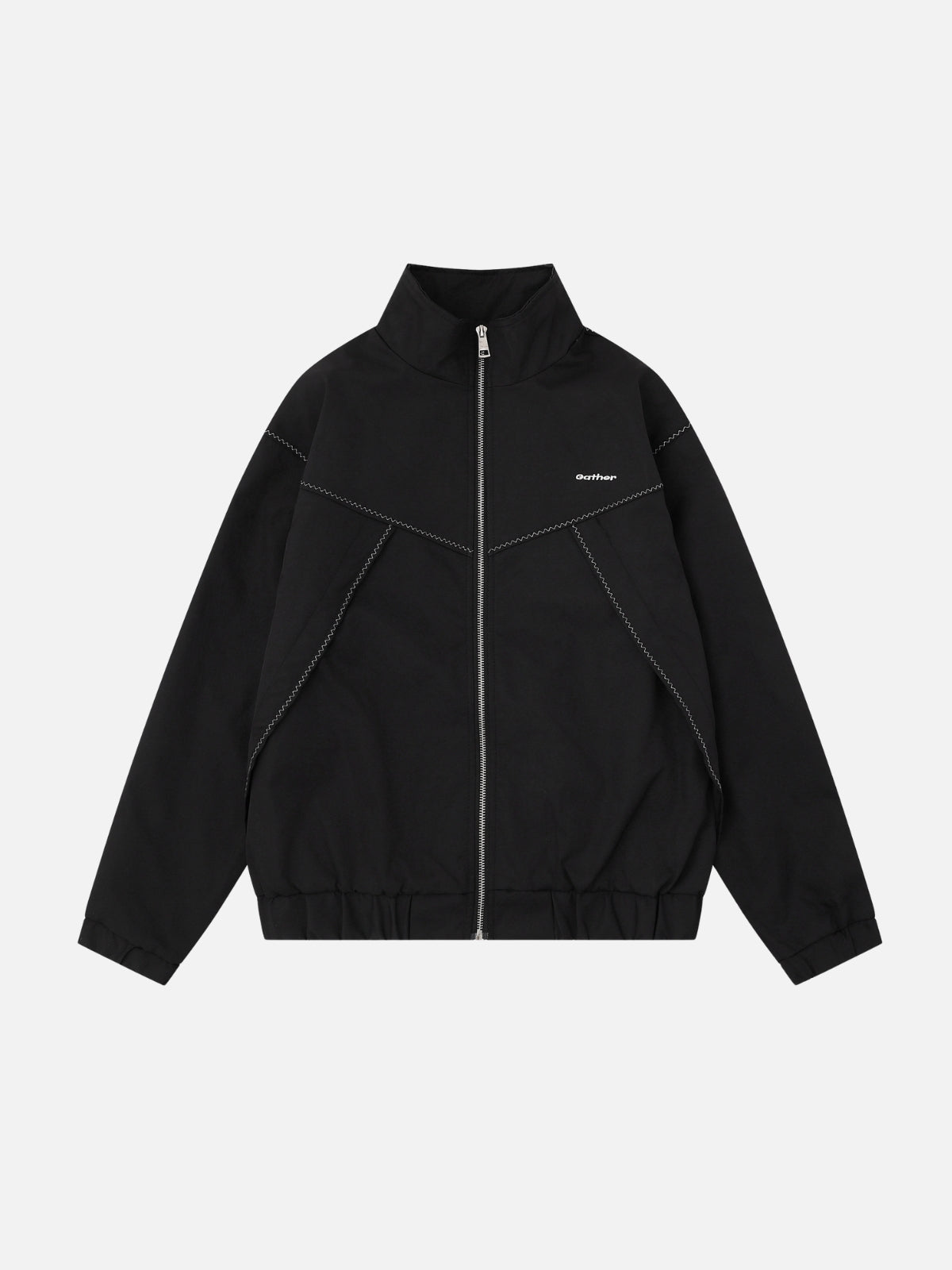 GATHERZ - Basic Varsity Jacket Black | Teenwear.eu