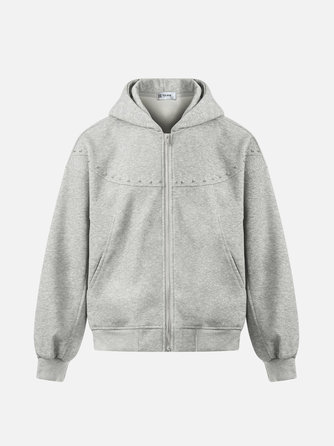 SHINYIO - Oversized Basic Hooded Jacket Black | Teenwear.eu