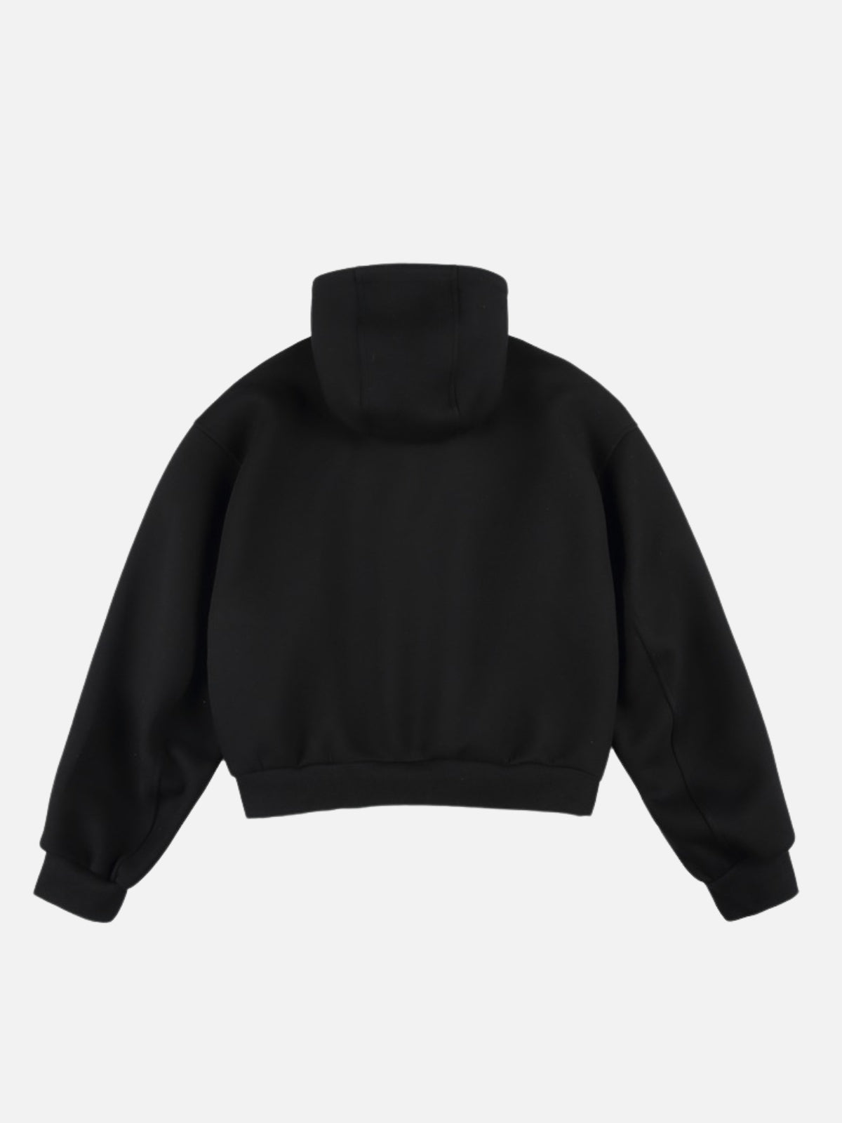 ZIP MASTER - Oversized Cropped Basic Zip Up Hoodie | Teenwear.eu
