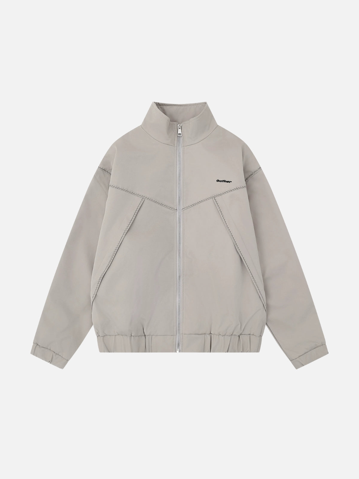 GATHERZ - Basic Varsity Jacket Grey | Teenwear.eu
