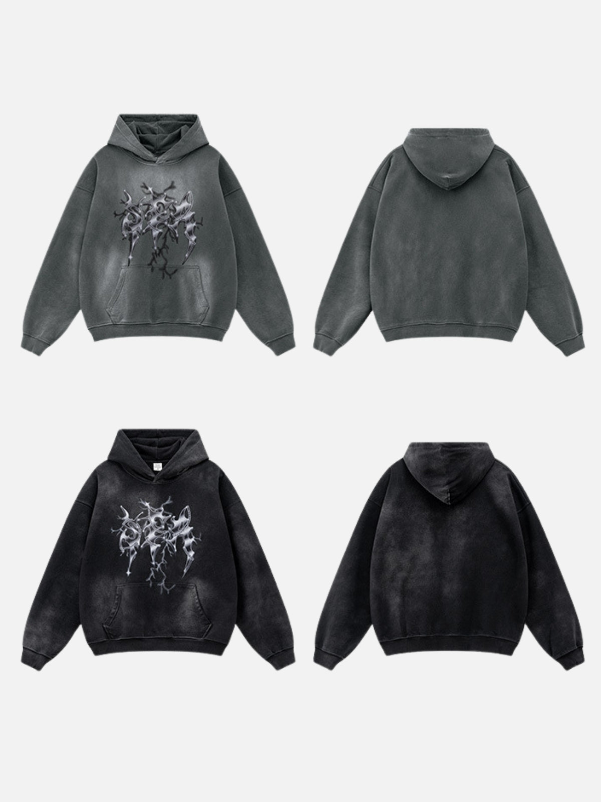 FROZING - Oversized Print Hoodie | Teenwear.eu