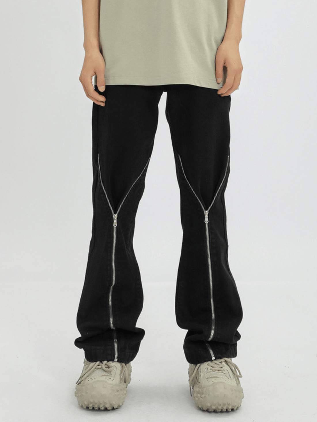 ZIPUP - Flared Zipper Jeans | Teenwear.eu