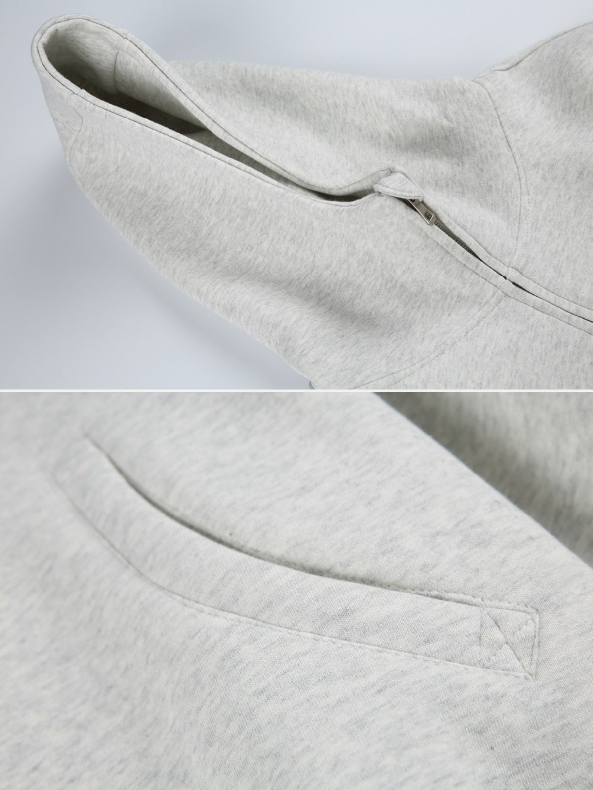 ZIP MASTER - Oversized Cropped Basic Zip Up Hoodie | Teenwear.eu