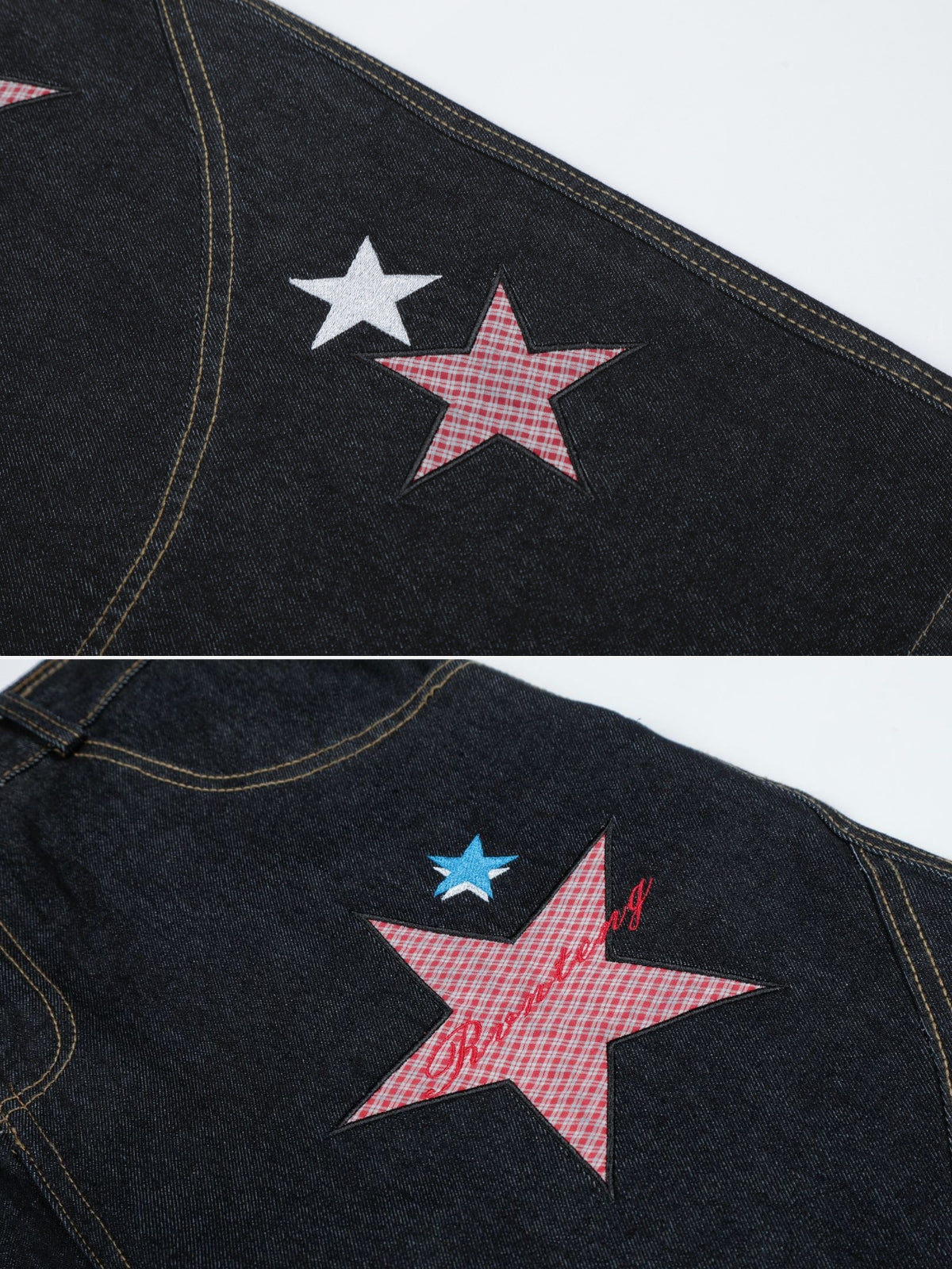 GALAXY - Baggy Graphic Jorts | Teenwear.eu