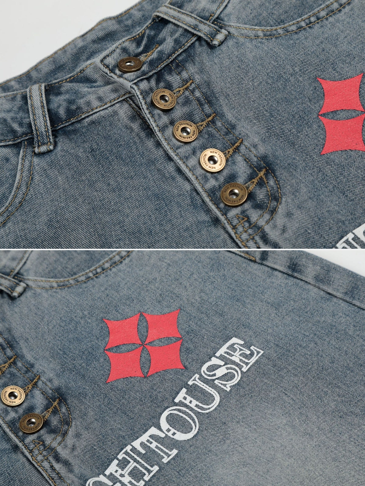 LIGHTHOUSE - Baggy Graphic Jeans | Teenwear.eu