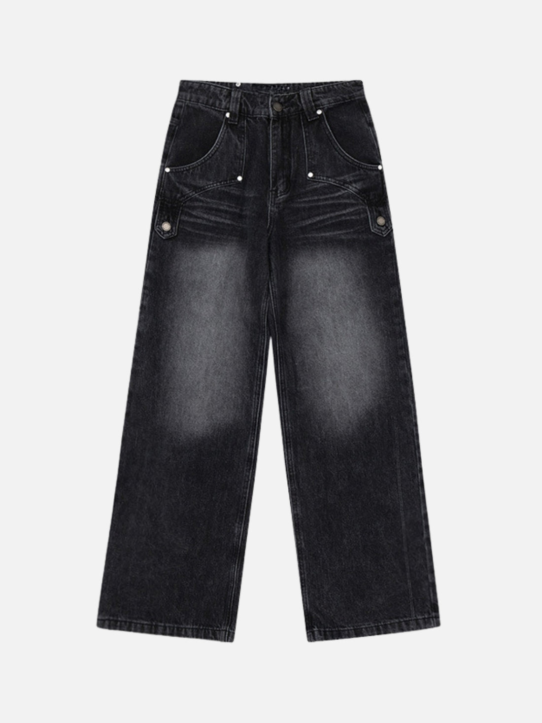 FADON – Baggy Basic Jeans Black | Teenwear.eu
