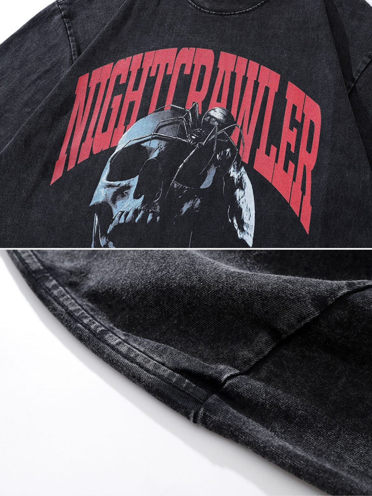 NIGHTCRAWLER - Oversized Print T-Shirt | Teenwear.eu