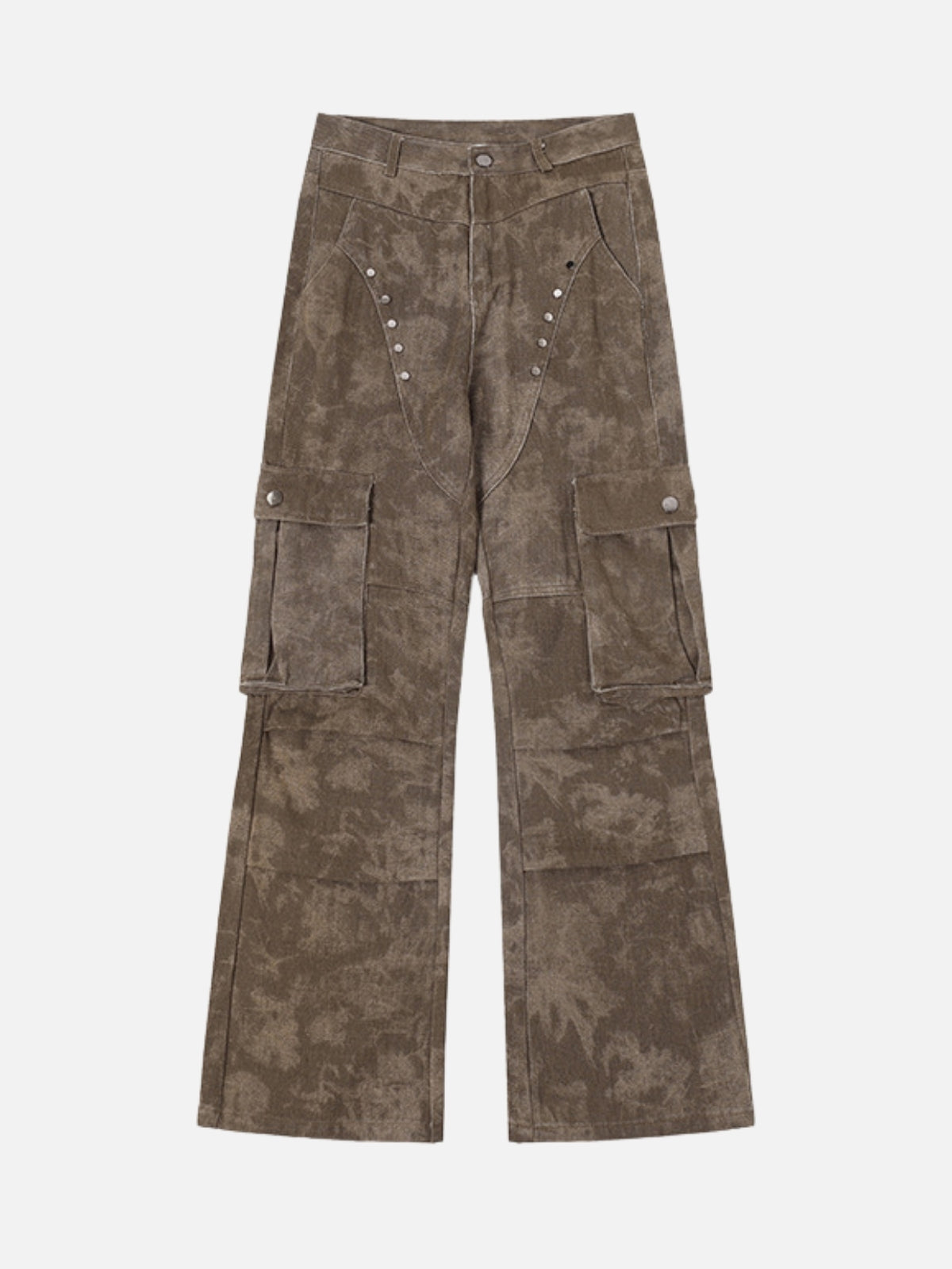 MASCARPONE - Baggy Graphic Jeans Brown | Teenwear.eu