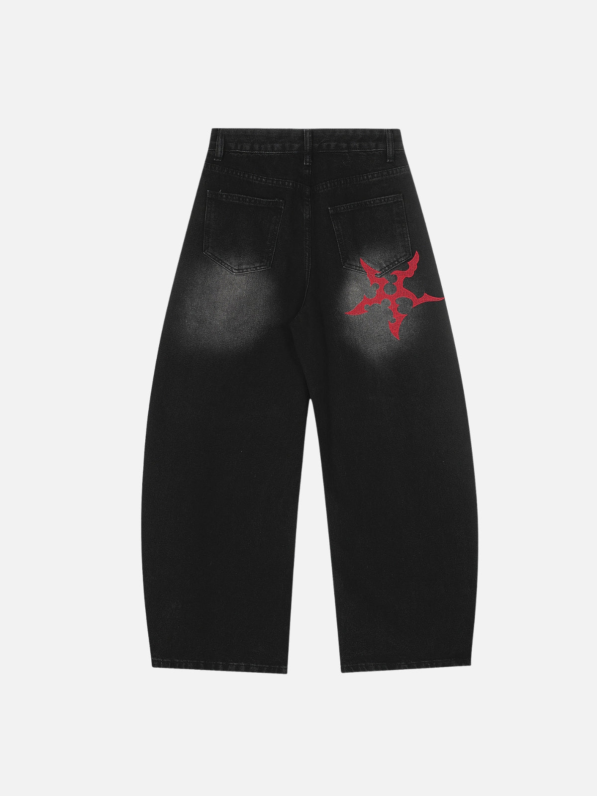 SPINNER - Baggy Embroidered Graphic Jeans | Teenwear.eu