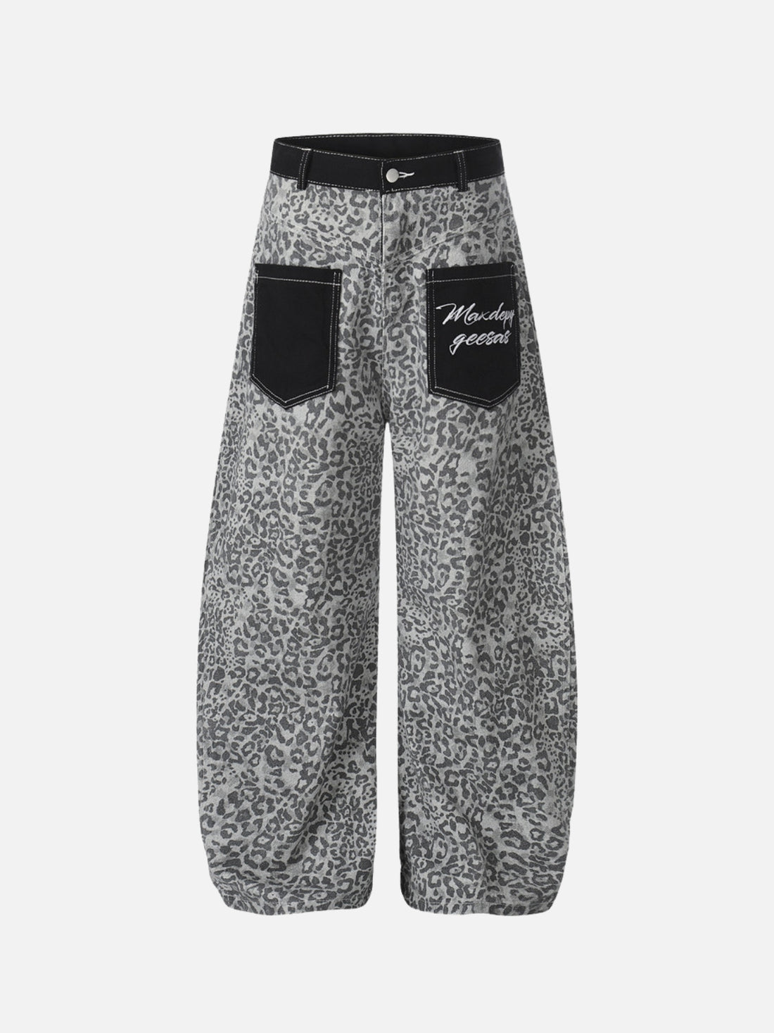 ZEBRO - Baggy Graphic Jeans Black | Teenwear.eu