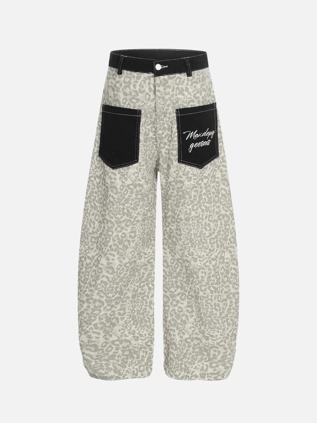 ZEBRO - Baggy Graphic Jeans Black | Teenwear.eu