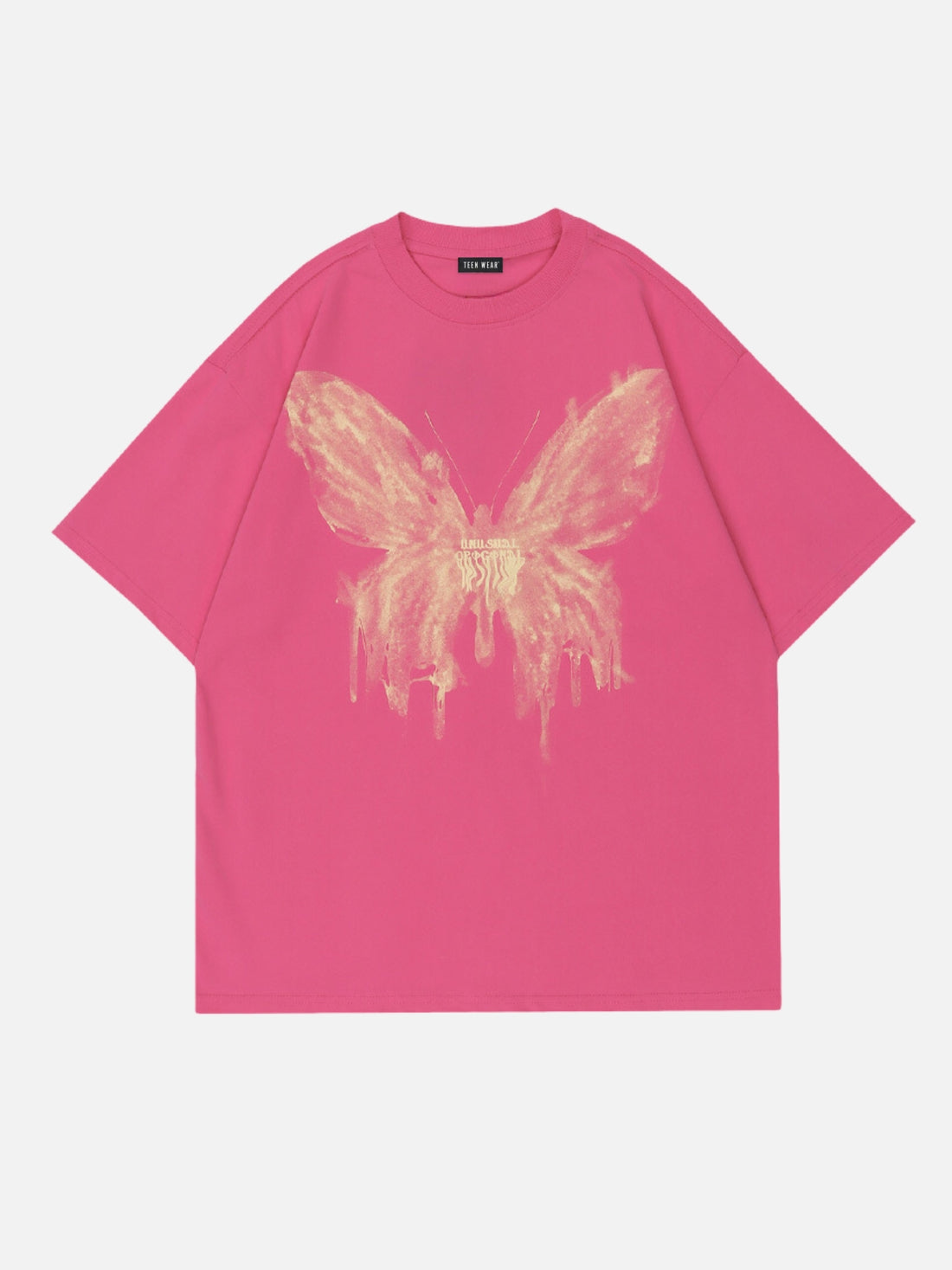 FADYFLY - Oversized Print T-Shirt Black | Teenwear.eu