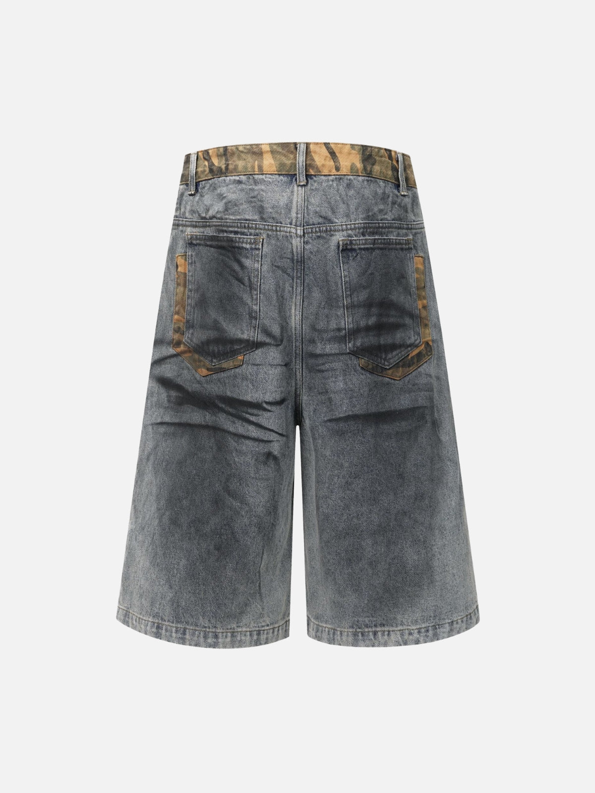 GEPARDY - Baggy Denim Embroidered Jorts | Teenwear.eu