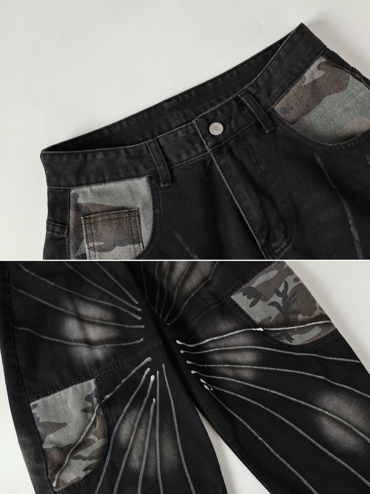 FLORALEE - Baggy Embroidered Jeans | Teenwear.eu