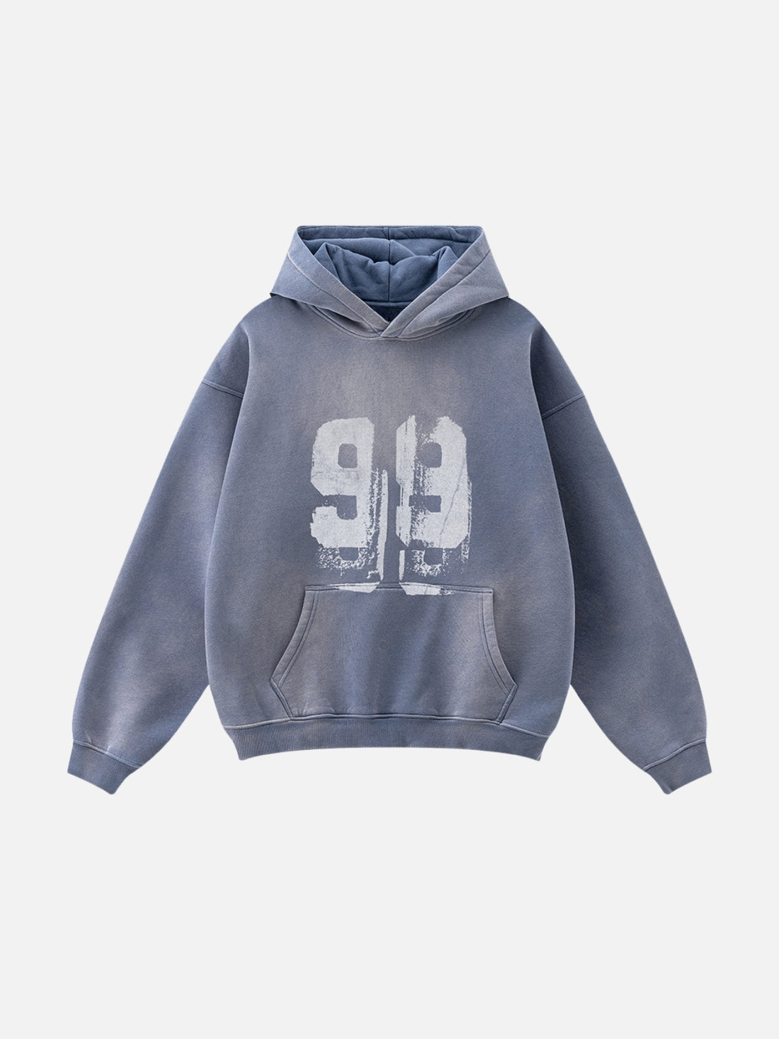 NINETY9 - Oversized Graphic Hoodie Red | Teenwear.eu