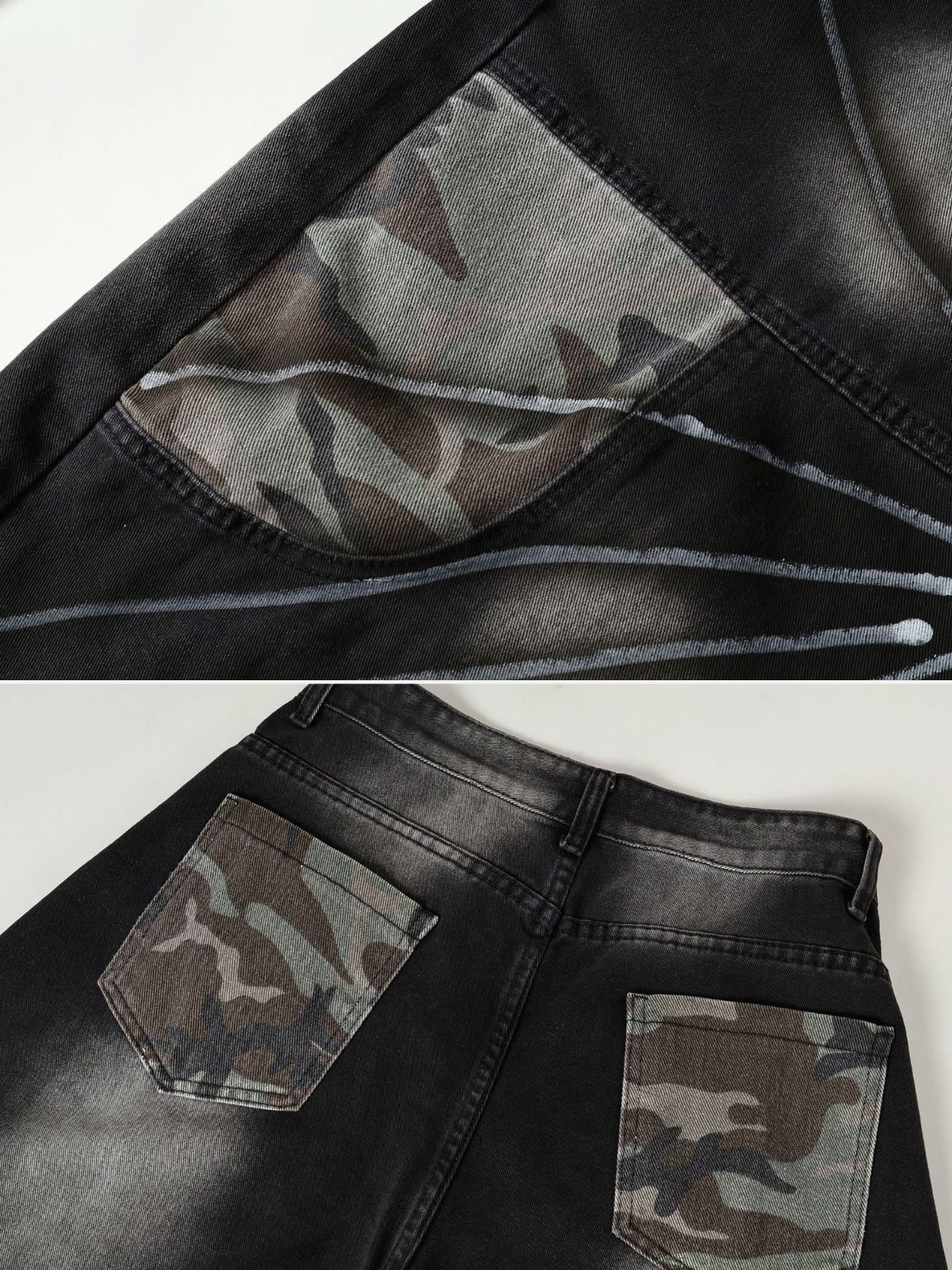 FLORALEE - Baggy Embroidered Jeans | Teenwear.eu