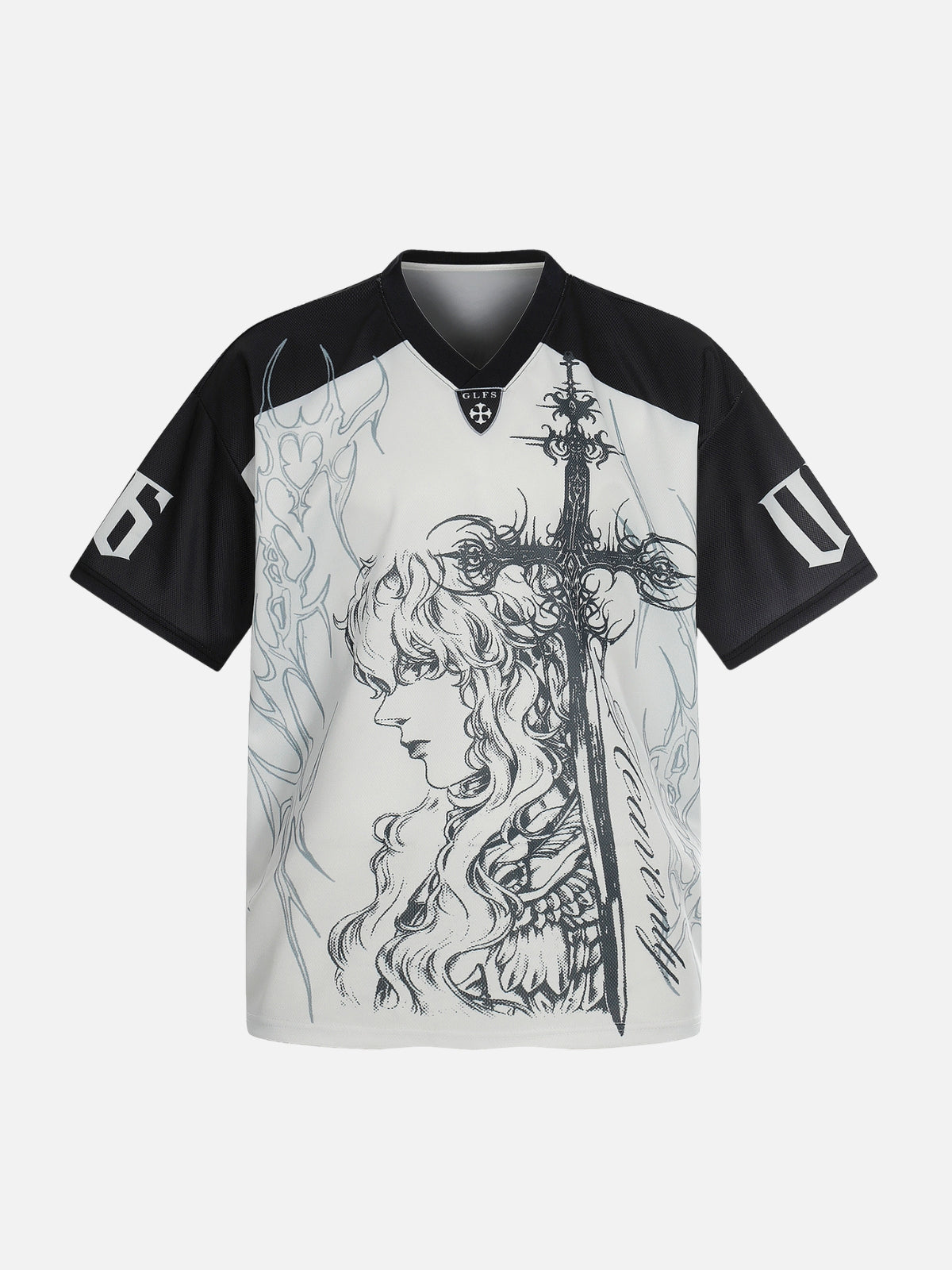 NEKASHU - Oversized Graphic Jersey White | Teenwear.eu