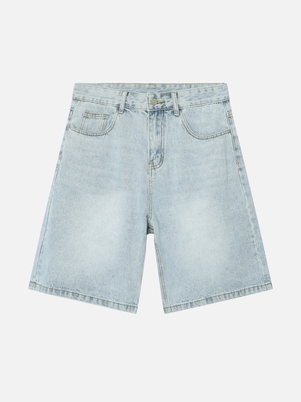 BASED - Regular Denim Shorts Blue | Teenwear.eu
