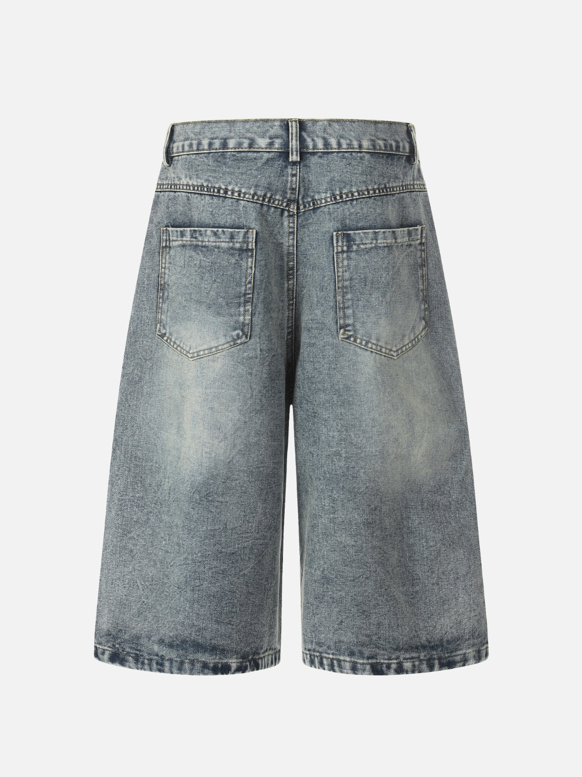 FLOWERY - Baggy Denim Graphic Jorts | Teenwear.eu