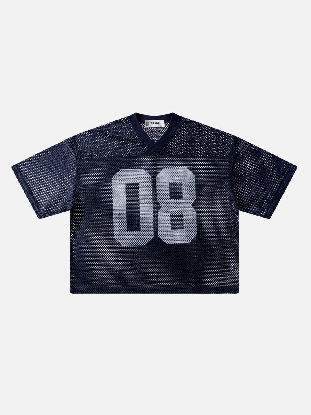 EIGHTY - Boxy Fit Print Jersey Blue | Teenwear.eu