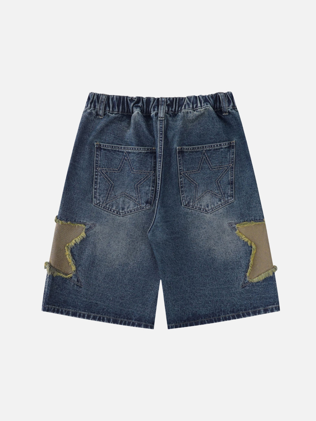 STARSIE - Baggy Embroidered Shorts Blue | Teenwear.eu