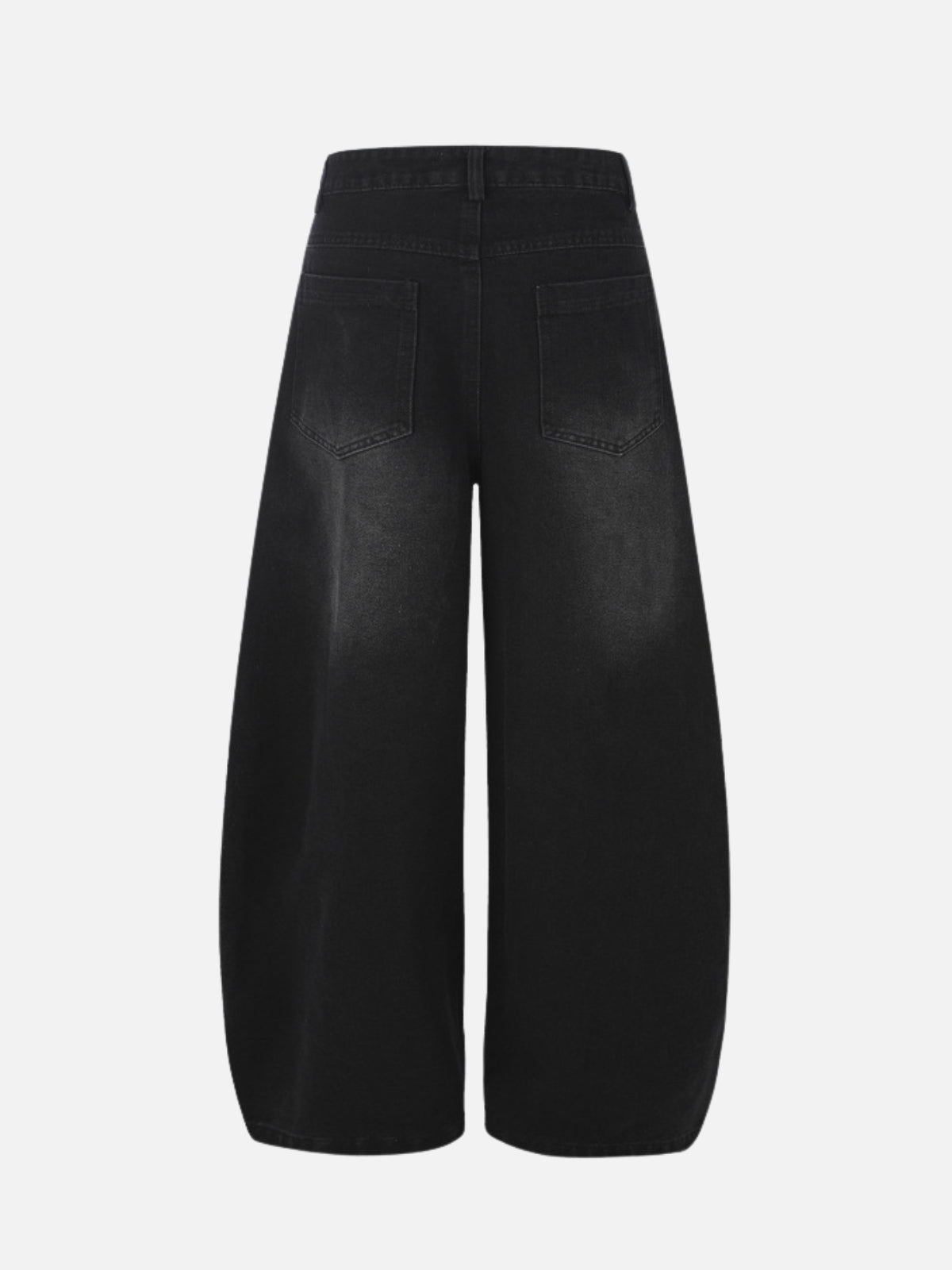 STARNIES - Embroidered Star Patch Baggy Jeans
