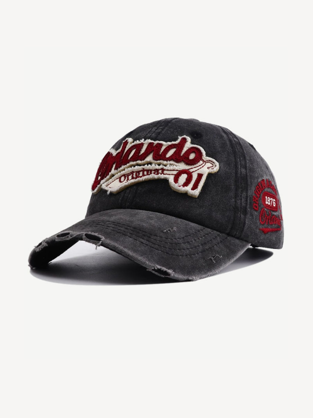 ORLANDO - Graphic Curved Cap Blue 54-60cm | Teenwear.eu