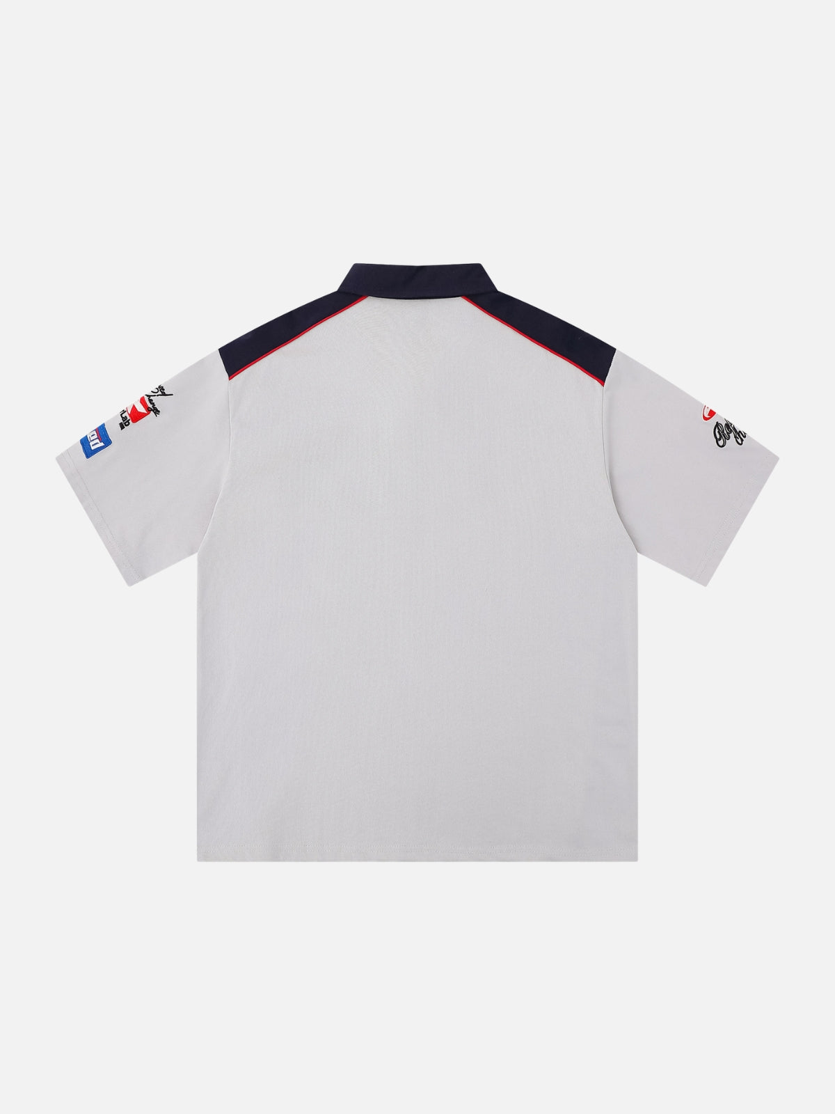 EXTRENE - Oversized Print Polo Shirt