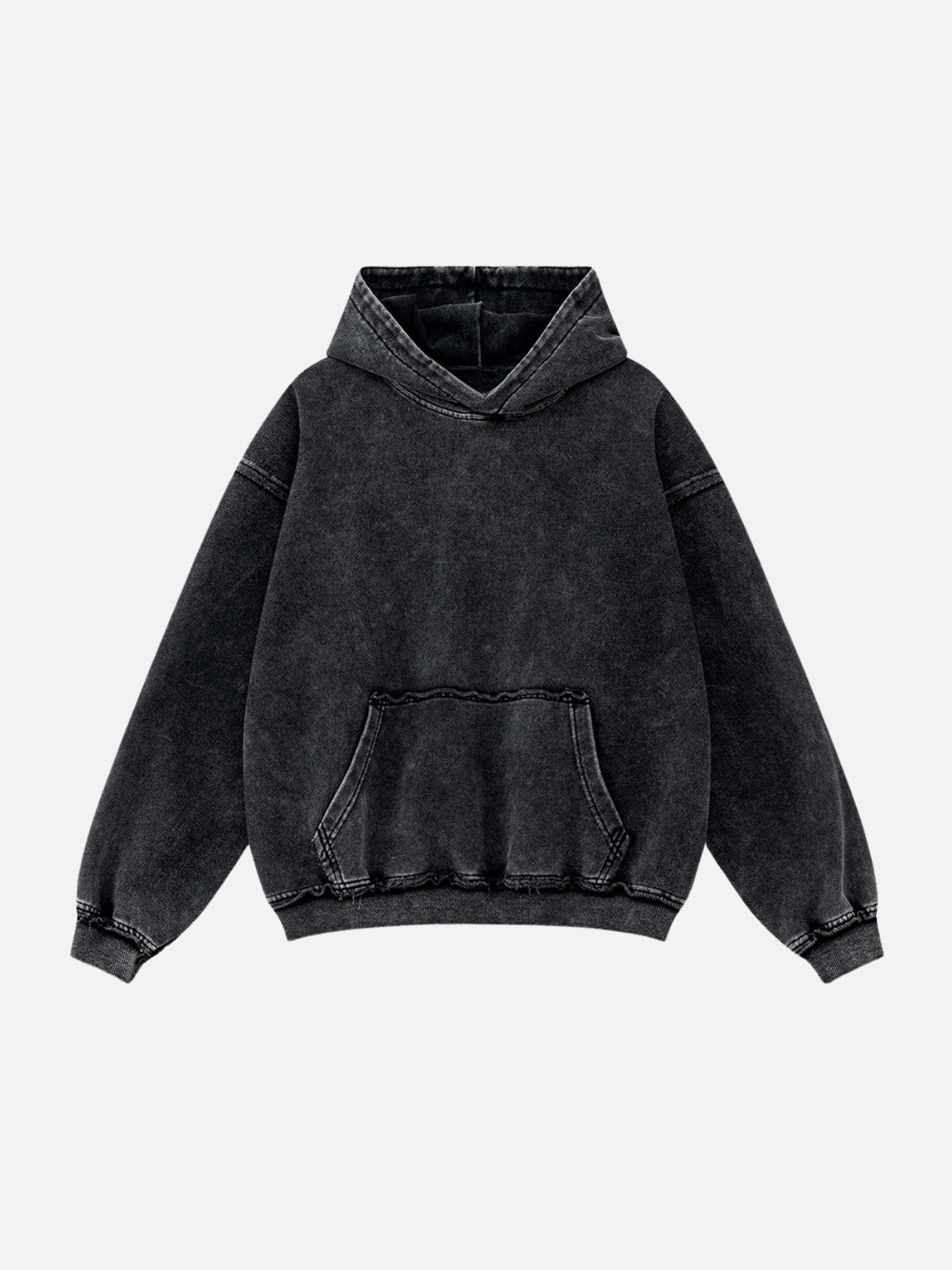 FREEZY - Oversized Basic Hoodie Grey | Teenwear.eu