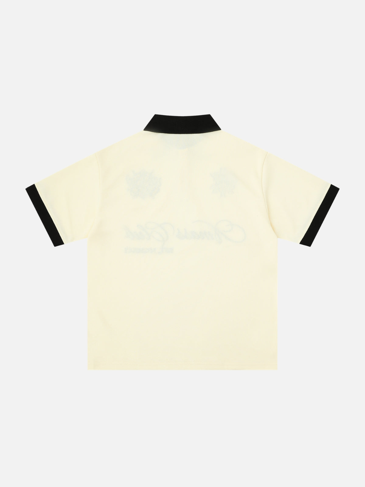 ELEGANTE - Oversized Graphic Polo Shirt
