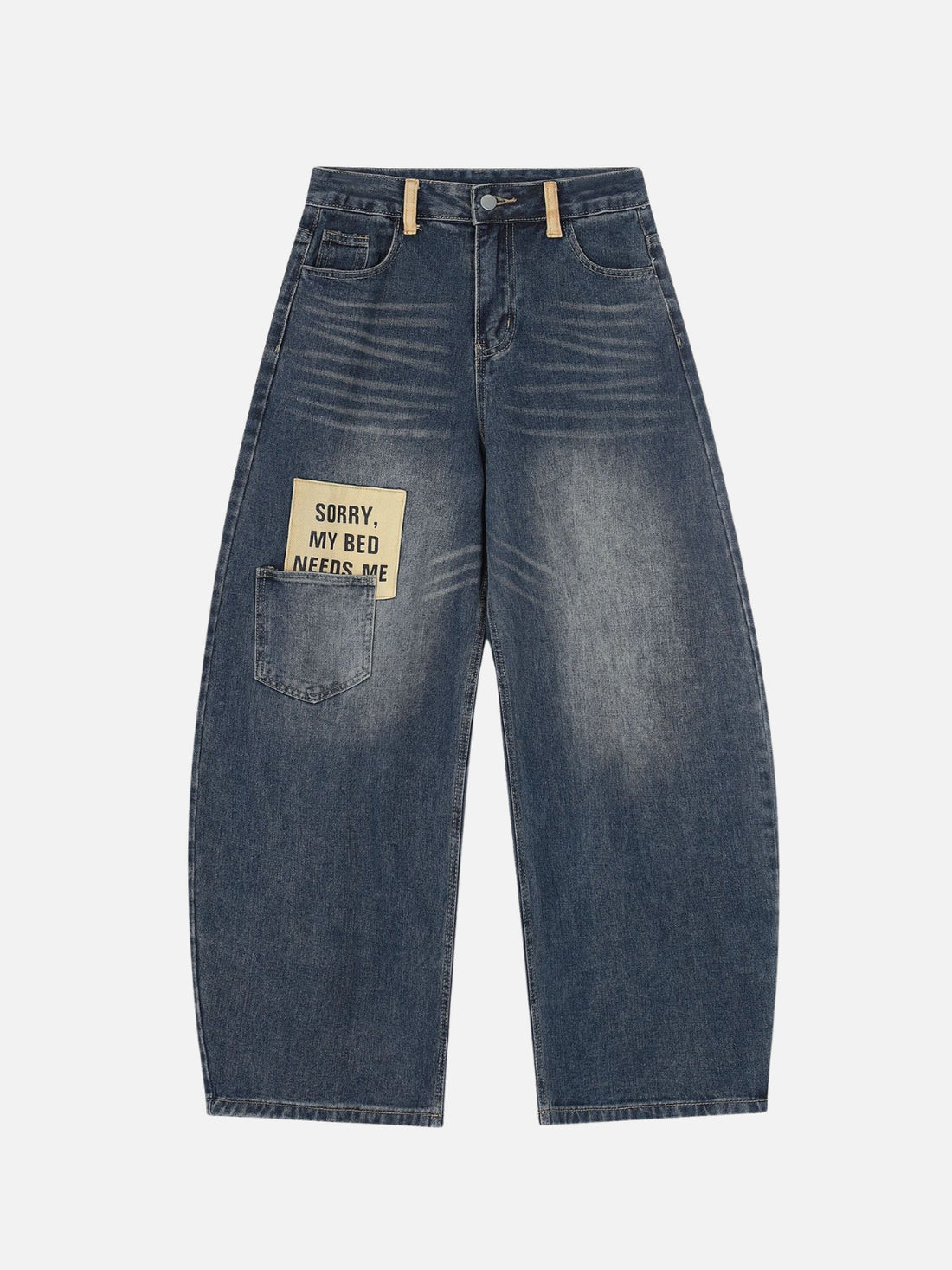 SEVEERS - Baggy Graphic Jeans Blue | Teenwear.eu