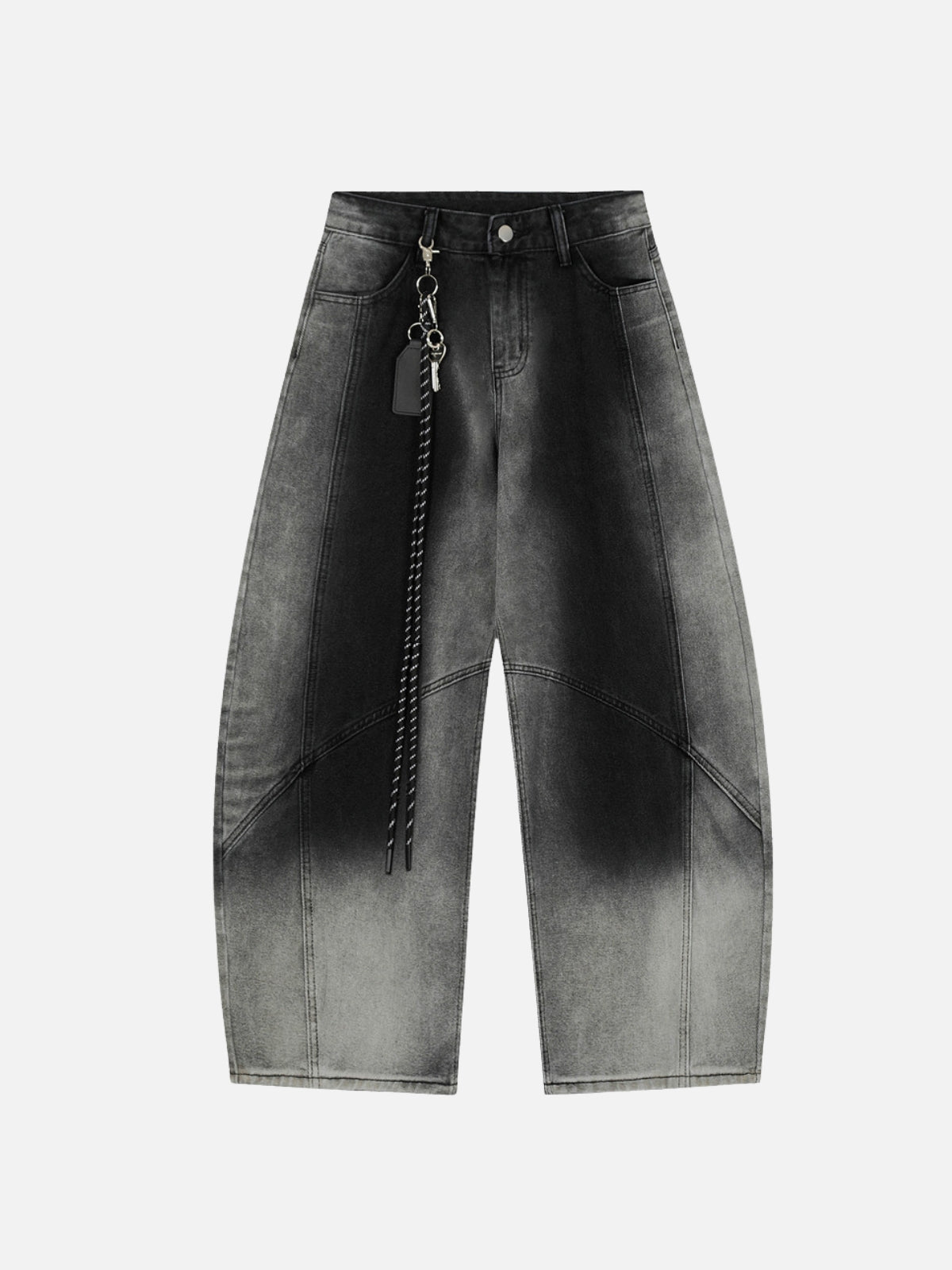 FADEY - Baggy Basic Jeans Black | Teenwear.eu