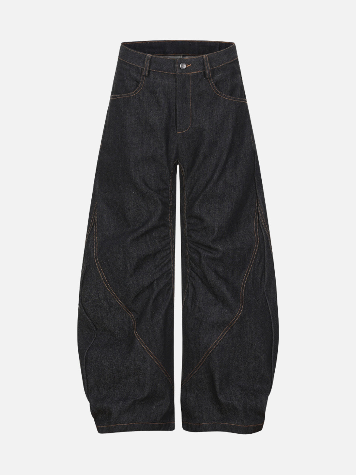 CROSSY - Baggy Graphic Jeans Black | Teenwear.eu
