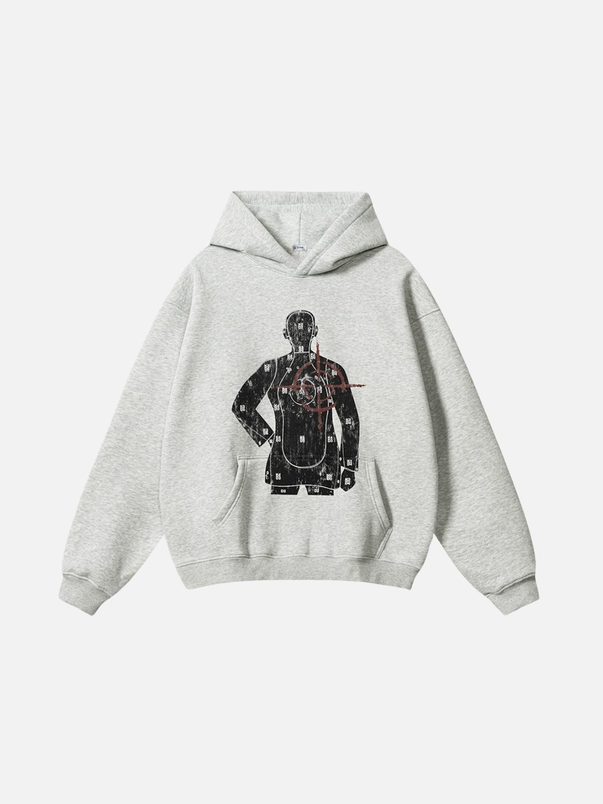 AIMZY – Oversized Graphic Hoodie Grey | Teenwear.eu