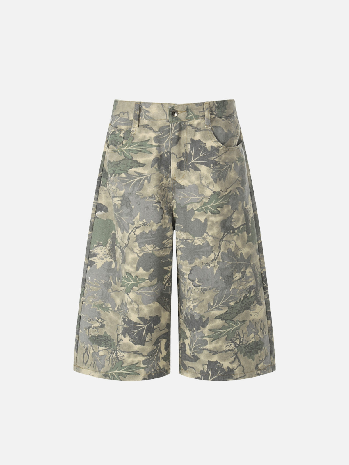 FORESTY - Baggy Basic Jorts Camo | Teenwear.eu