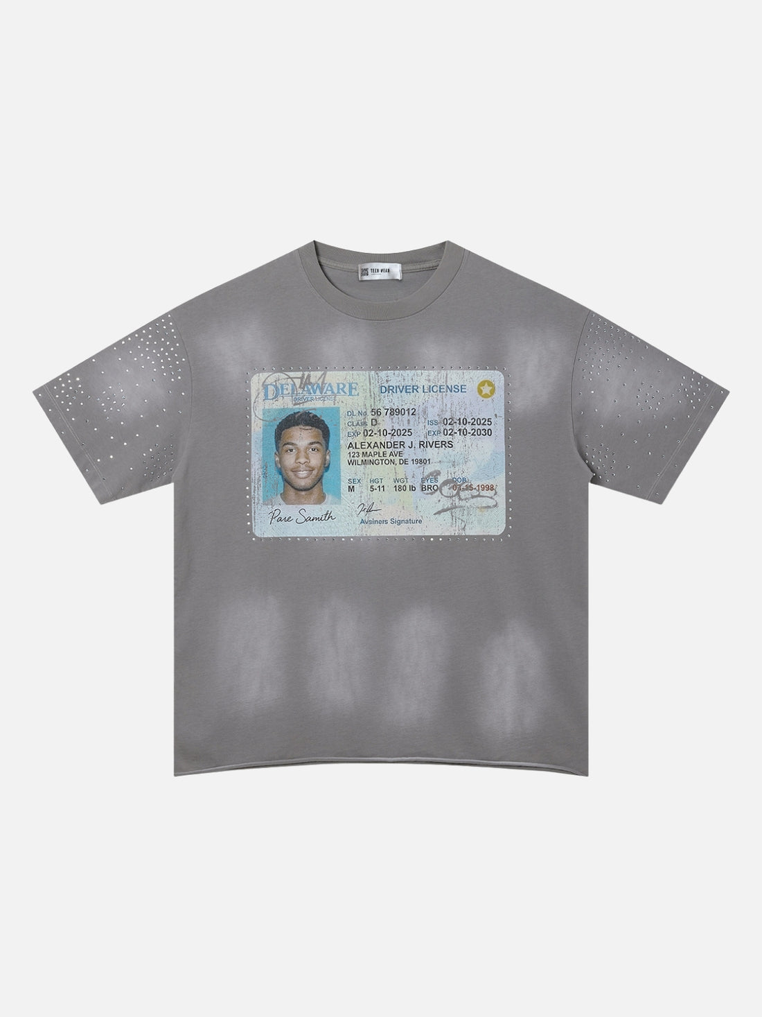 LICENSO - Graphic Boxy T-Shirt Grey | Teenwear.eu