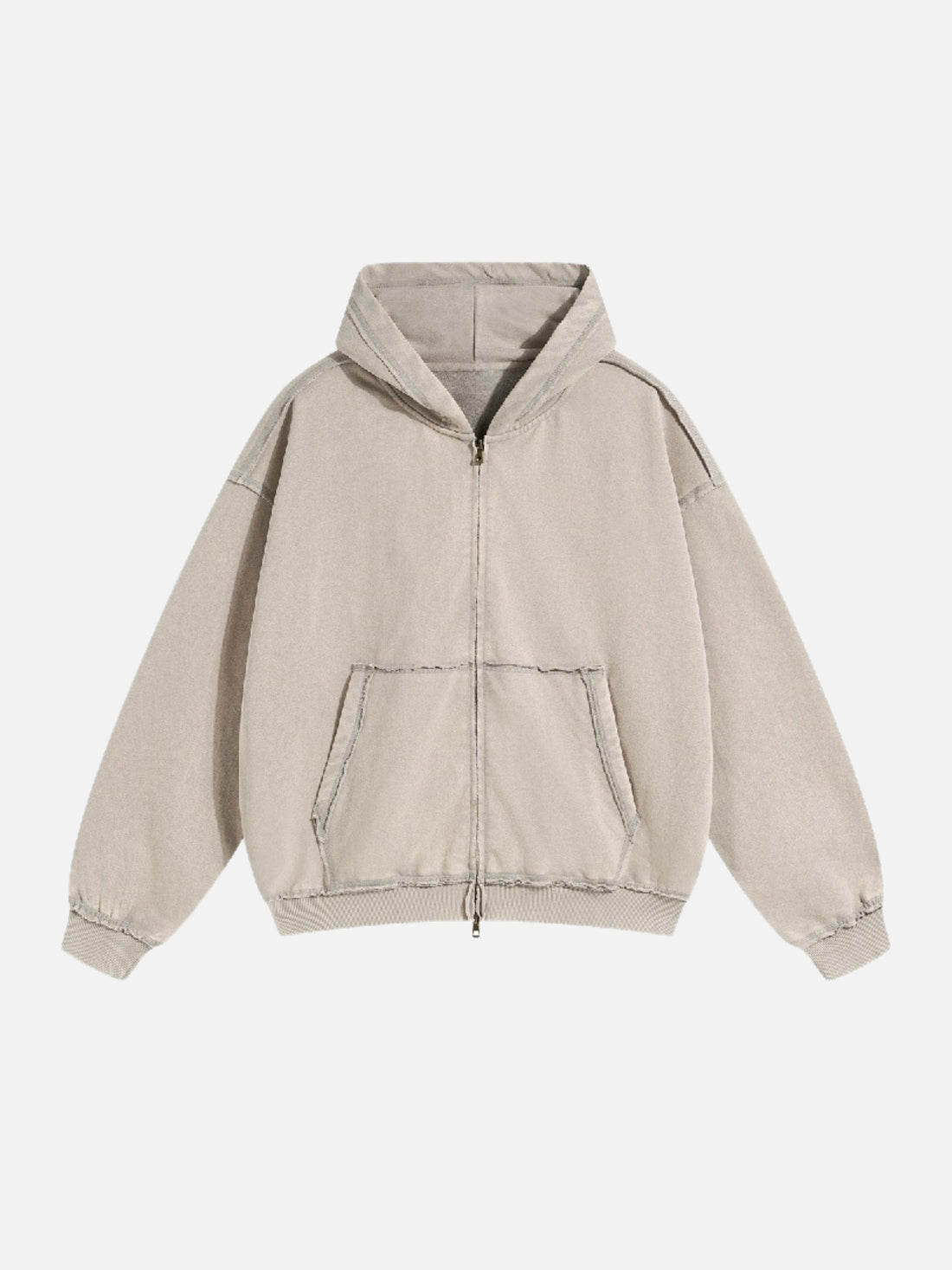 HELD - Premium Oversized Basic Zip Up Hoodie Blue | Teenwear.eu