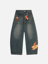 BUNNIX - Baggy Graphic Jeans