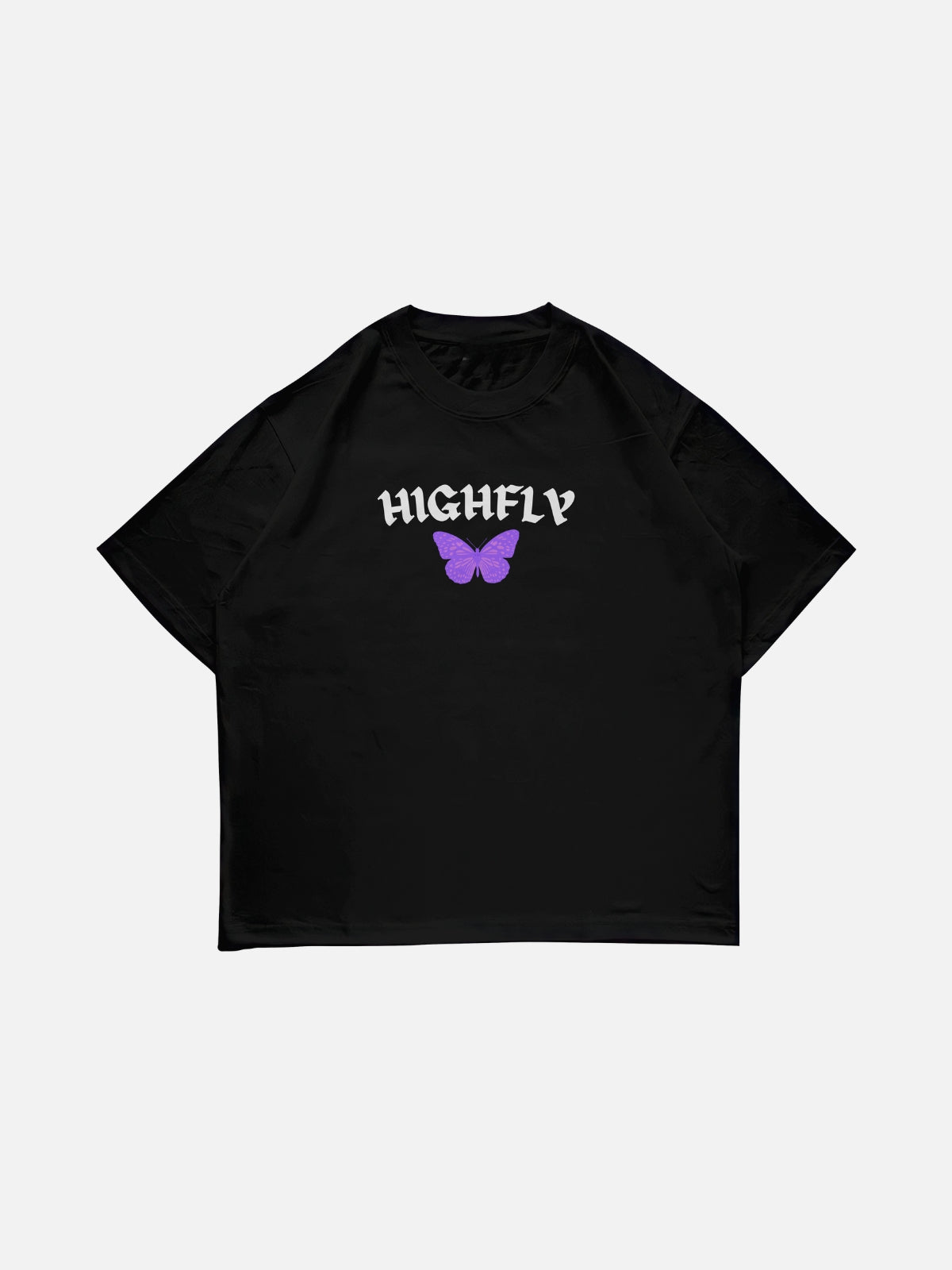 HIGHFLY - Oversized Print T-Shirt Black | Teenwear.eu