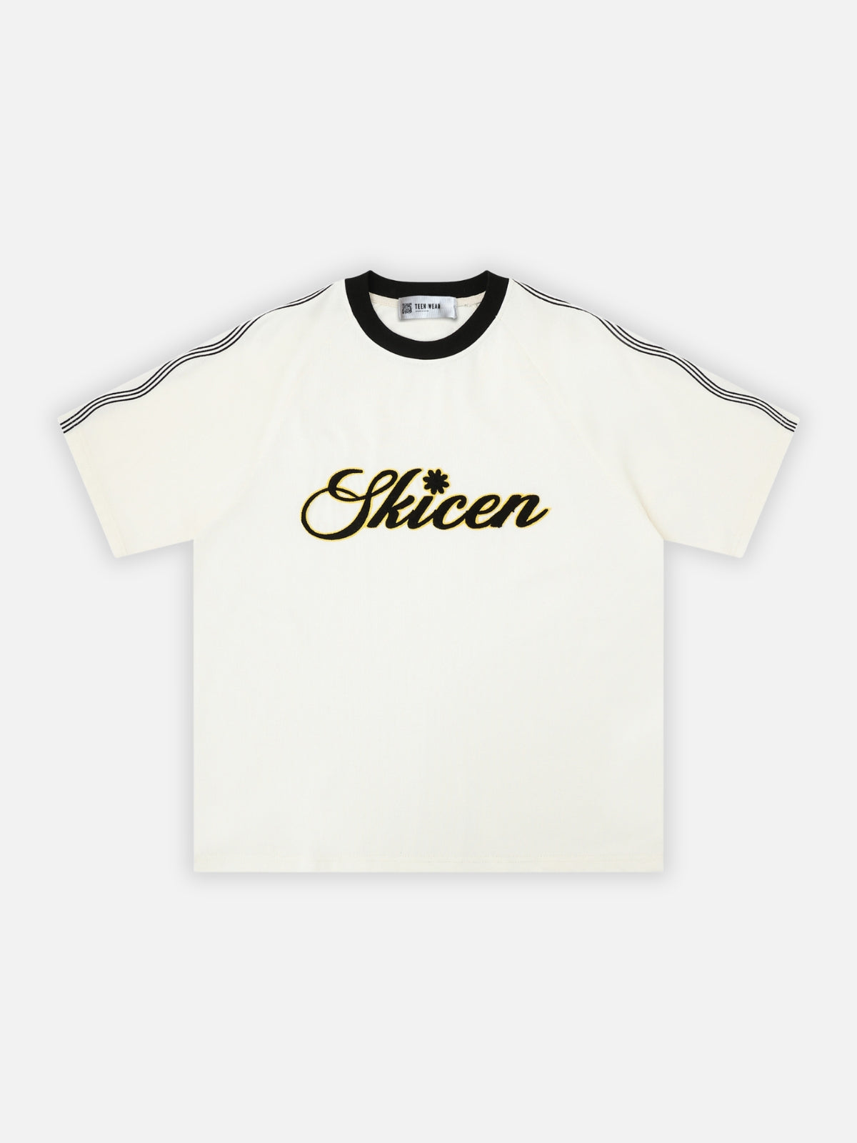 SUNNER - Oversized Graphic T-Shirt Beige | Teenwear.eu